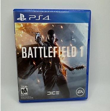 PS4 üçün "Battlefield 1" oyun diski Playstation 4 üçün original oyun