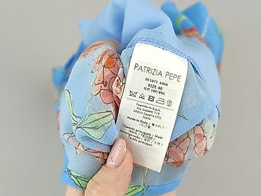 niebieska bluza: Patrizia Pepe, Bluzka damska, rozmiar S — 4