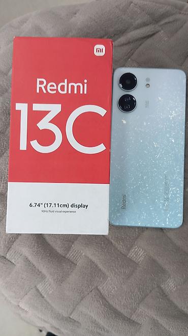 Redmi, Redmi 13C, Б/у, 256 ГБ, цвет - Голубой, 2 SIM