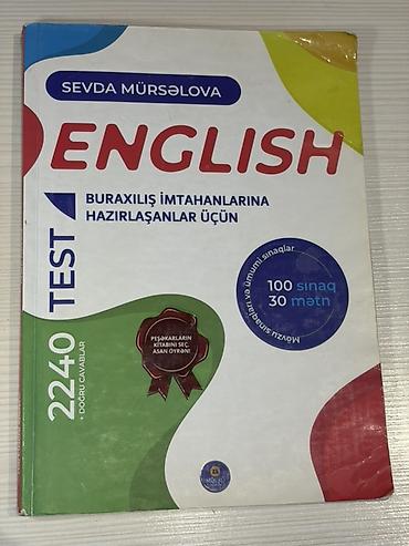 Testlər: Məhsul: “ENGLISH – Buraxılış imtahanlarına hazırlaşanlar üçün” test — 1