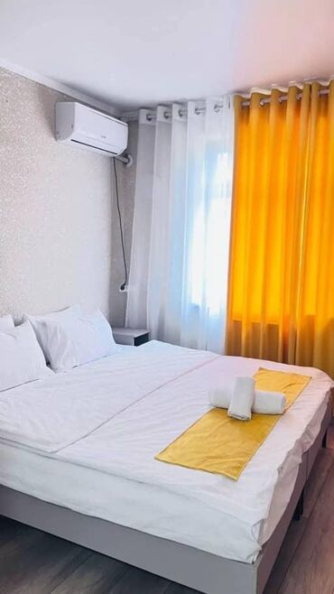 Посуточная аренда квартир: 1 комната, Душевая кабина, Постельное белье, Кондиционер — 9