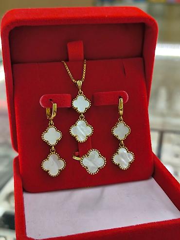 Серебряные наборы украшений: Набор украшений, Проба 925, Женские, Новый — 10