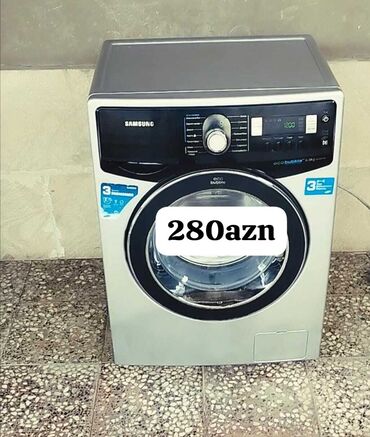 Soyuducular: Paltaryuyan maşın Samsung, 7 kq, Avtomat, Qurutmasız, Kredit yoxdur