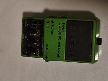 gitara pedalları: Boss PH-3 Phase Shifter – saz pedalı - Rəng: yaşıl, klassik Boss — 3
