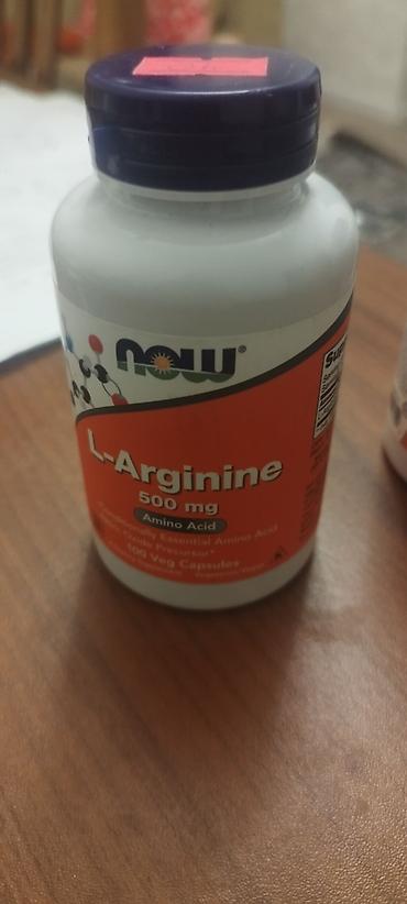 NOW Foods L-Arginine 500 mg – Amino Acid - Tərkib: sərbəst formalı