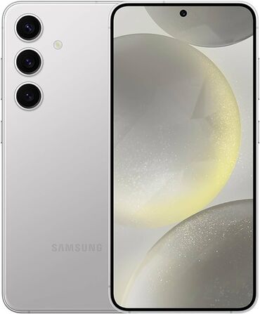 Samsung: Samsung Galaxy S24, Б/у, 128 ГБ, цвет - Белый, 1 SIM, eSIM