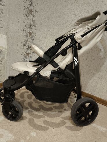 детские коляски с большими колесами: Коляска, цвет - Коричневый, Б/у