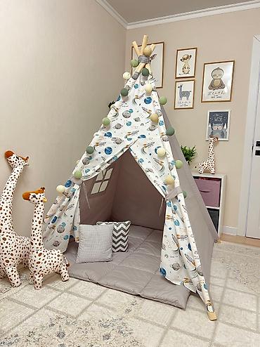 Палатки и домики: Вигвамы ⛺️ от производителя! Оптом и в розницу. Толстые деревянные — 4