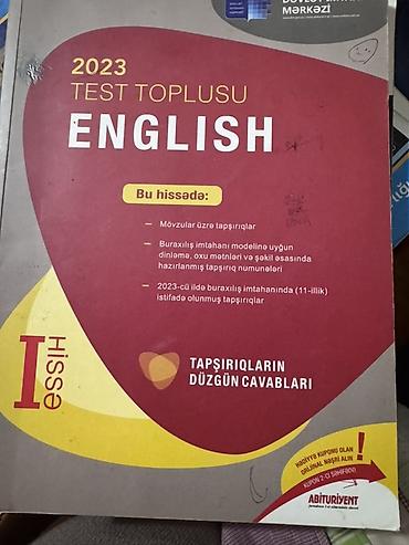 Testlər: İngilis dili Testlər 11-ci sinif, DİM, 2-ci hissə, 2023 il — 1