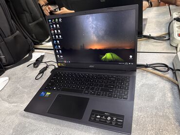 ноутбук 8 ядер: Ноутбук, Acer, 16 ГБ ОЭТ, Intel Core i5, 15.6 ", Жаңы, Жумуш, окуу үчүн, эс тутум SSD