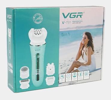 Эпилятор vgr-751 5в1 Характеристики: Захватывает волоски