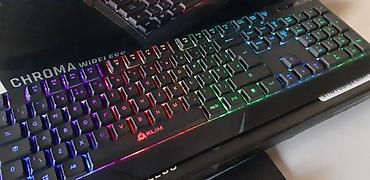 Tastature: KLIM CHROMA RGB BEZICNA TASTATURA NOVA WIRELESS SVETLECA TOP | Cene — 9