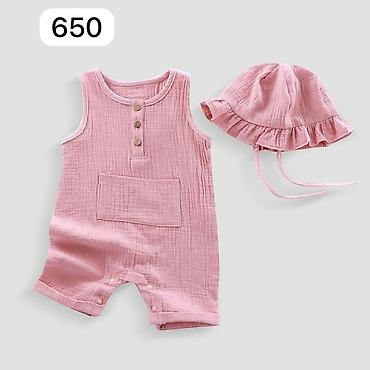 Боди: Детский ромпер-поло HOME BABY - Модель: короткий ромпер с отложным — 31