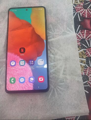 işlemiş telefon: Samsung Galaxy A51, 128 GB, rəng - Bej, Barmaq izi