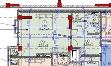 сниму дом ак орго: 1 комната, 52 м², Элитка, 6 этаж, ПСО (под самоотделку)