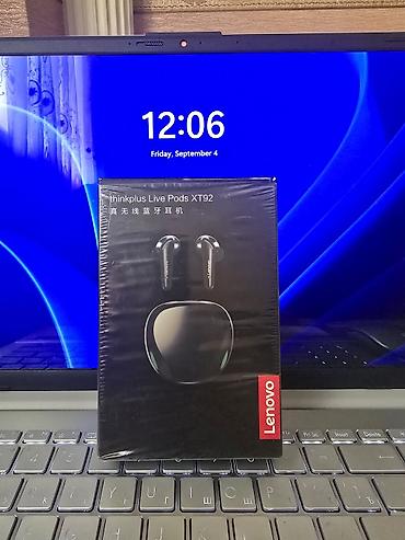 beats qulaqlıq: Yeni Simsiz (Bluetooth) Qulaqcıqlar, Lenovo, rəng - Ağ — 1
