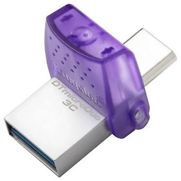 komputer manitorlari: Kingston DataTraveler microDuo 3C DTDUO3CG3/256GB – 256GB Fleş Yaddaş — 3