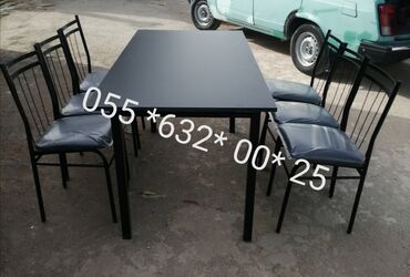 Masa və oturacaq dəstləri: Stol stullar, Masa və oturacaqlar dəsti, Masalar, oturacaqlar — 9