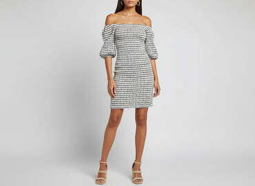 zara sukienka w kwiaty z bufiastymi rękawami: M&S Collection, Сукня жіноча, розмір S