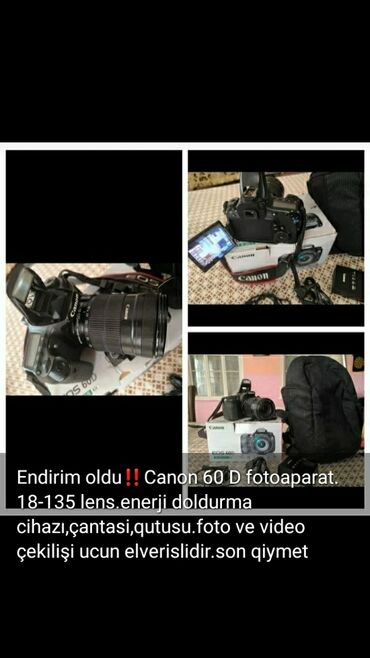 fotoaparat satışı: Canon Fotoaparat Təcilli satılır. Qiymət sondur