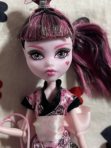 готические вещи: Кукла Monster High в розово-чёрном образе с аксессуарами. Яркая — 2