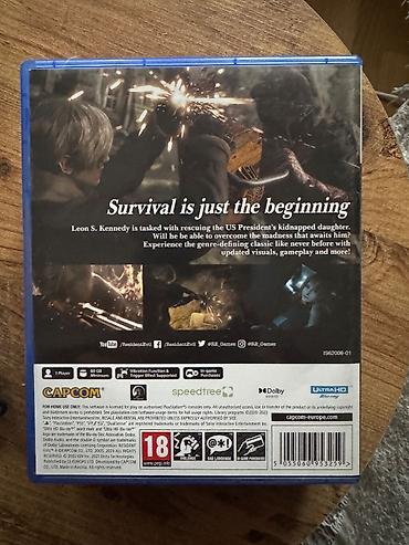 PS5 (Sony PlayStation 5): Ps5 üçün Fc24, God of War və Resident evil 4 Remake. Oyunların hər — 3