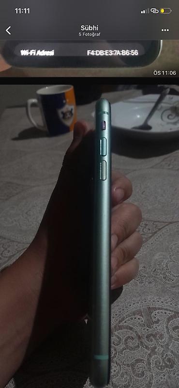 apple 11 arxa şuşə: IPhone 11, 128 GB, Yaşıl, Face ID — 1