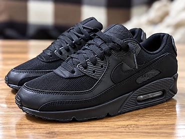 найк аир макс 90: Мужские кроссовки, 41, Nike, Б/у, цвет - Черный, Самовывоз — 2