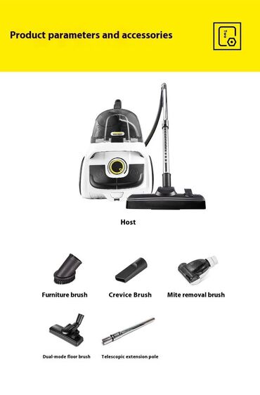 Пылесосы: Пылесос, Karcher, Стандартный, Смешанная, Сухая, Влажная, Фильтр для воды, Контейнер, Мешок — 18