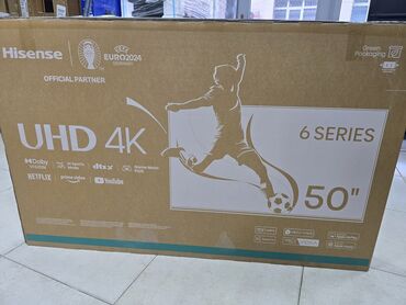 irşad televizor: Yeni Televizor Hisense Led 50" 4K (3840x2160), Ödənişli çatdırılma