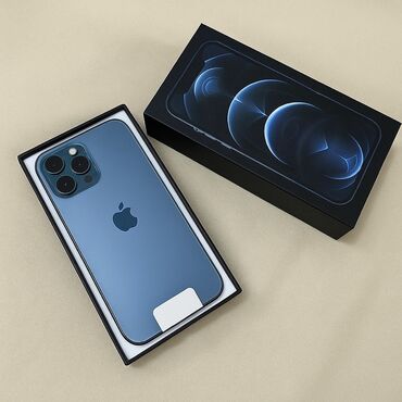 скупка macbook: IPhone 12 Pro Max, Pacific Blue, Коробка