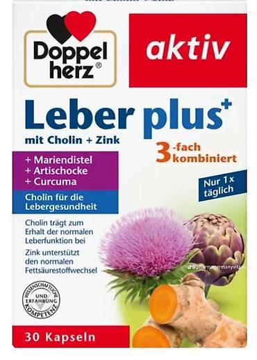 sink tabletkasi: Məhsul: Doppelherz aktiv Leber Plus+ – qaraciyər üçün kompleks qida — 2