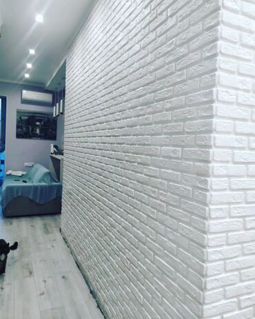 Потолочный гипсокартон: Декоративные панели, имитирующие кирпичную кладку, станут отличным — 10