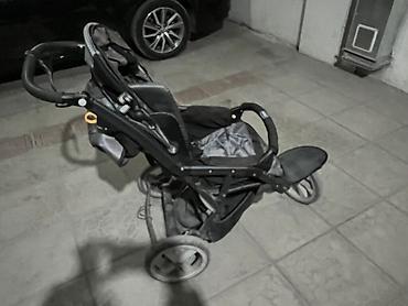 Коляски: Коляска, цвет - Черный, Б/у — 9