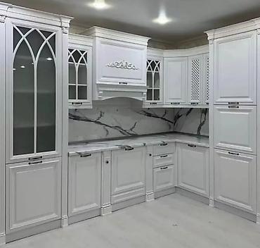 Sifarişlə mətbəx mebeli: Sifarişlə mətbəx dəsti, Özü çəkən petlələr, Mat laminat, Kredit yoxdur, Pulsuz çatdırılma — 27