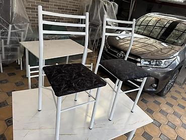 deco dcm48: Обеденные наборы со столом под мрамор - Прямоугольный стол с — 7