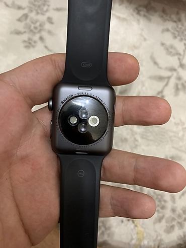 apple series 3: Apple Watch Series 3, 42 мм - Корпус: алюминий (Space Gray) - Экран — 2