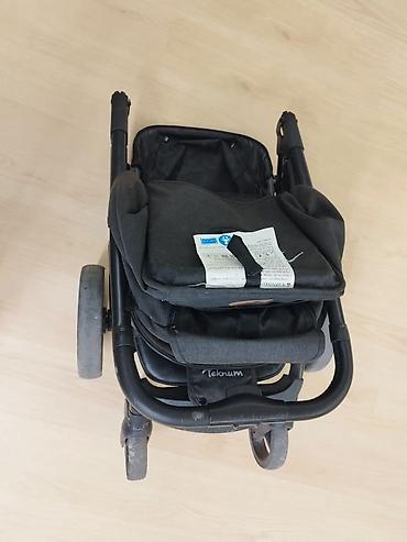 Коляски: Коляска, цвет - Черный, Б/у — 8