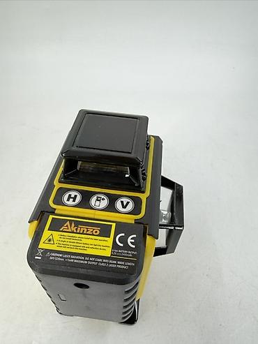 Лазерные уровни: Лазерный уровень Akinzo, 3D/360° - Компактный корпус с резиновыми — 3