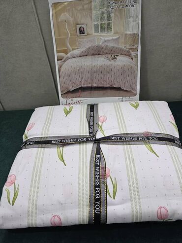 Комплекты постельного белья: Муслиновые постельное белье с нежными цветочными принтами - Материал — 12