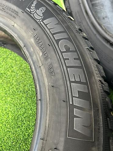 зимний шини: Шины 185 / 65 / R 15, Зима, Б/у, Пара, Легковые, Michelin — 4