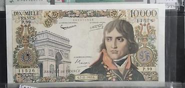 frank: 10000 Frank, 1952 il, Vəziyyəti: Əla — 1