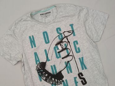 koszulki z nadrukiem poznań: T-shirt for men, XL (EU 42), PULL&BEAR, condition - Good