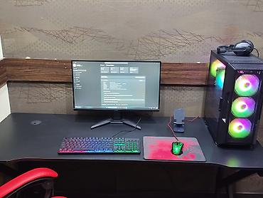 Masaüstü kompüterlər və iş stansiyaları: Parametrlər: 🟢 Ana Kart: B650 🟢 Prosessor: AMD Ryzen 5 9600X 🟢 Ekran — 9