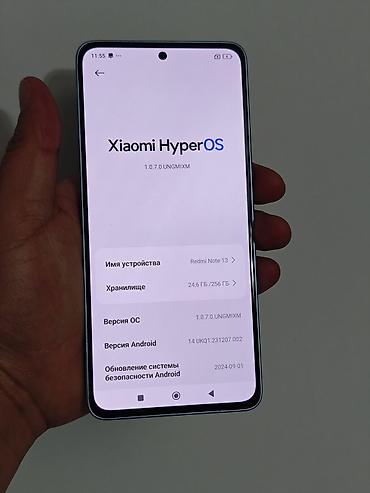Redmi: Redmi, Redmi Note 13, Б/у, 256 ГБ, цвет - Голубой, 2 SIM at lalafo.kg — 9 Redmi: Redmi, Redmi Note 13, Б/у, 256 ГБ, цвет - Голубой, 2 SIM — 9