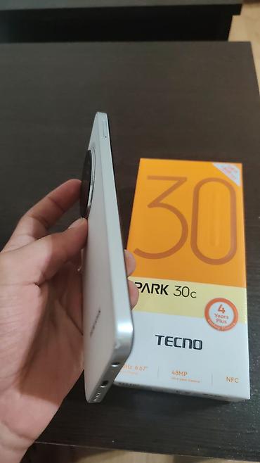 redmi note 9 se: Tecno Spark 30C, 128 GB, rəng - Ağ, Sensor — 2