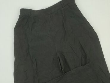 spodnie materiałowe w kratę: Material trousers, L (EU 40), condition - Good