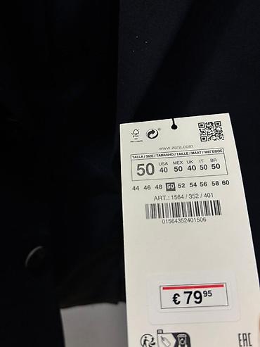Kişi geyimləri: Pencək Blazer Zara original 50 Razmer 110 azn (0 geyinilib upakofka — 2