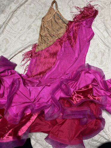 Бальное платье, Длинная модель, цвет - Фиолетовый, S (EU 36), В наличии