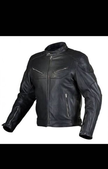мотоцик: Мотоциклетная кожаная куртка вроцлав ksm009